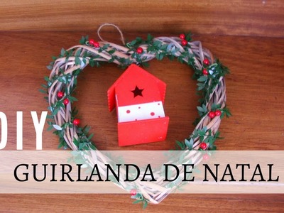 Enfeites de Natal ???? Guirlanda decorada por apenas 1 euro l DECORE GASTANDO POUCO!
