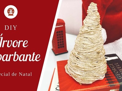 ESPECIAL DE NATAL #3 - DIY Árvore de Barbante (String Christmas Tree)