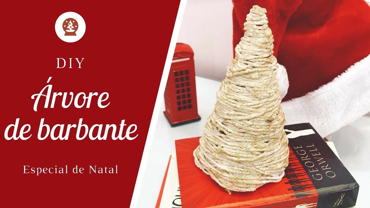 ESPECIAL DE NATAL #3 - DIY Árvore de Barbante (String Christmas Tree)
