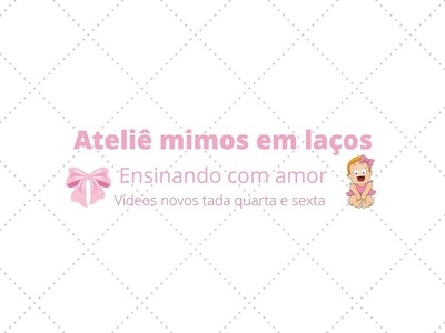 Laço boutique com fita n 9 -Kelly artesanato????????????