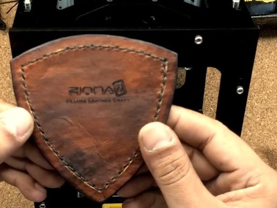 Porta Copos de couro legítimo diy artesanato Zinna - Authentic Leather Coaster
