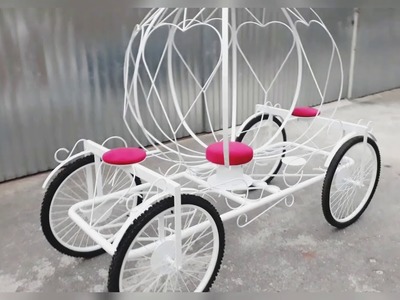 Carruagem Conto de Fadas Cinderela para fotos filmagens e decoração de festas