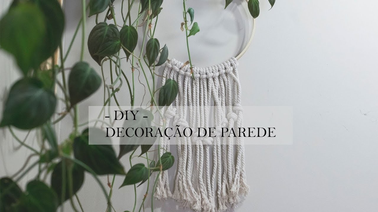 DIY - DECORAÇÃO DE PAREDE SIMPLES