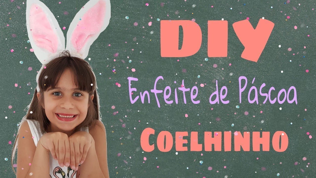 DIY - ENFEITE DE PÁSCOA - COELHINHO DE PAPEL