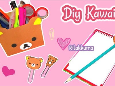 DIY Kawaii - Como fazer coisas fofas com EVA (DIA 06) Rilakkuma