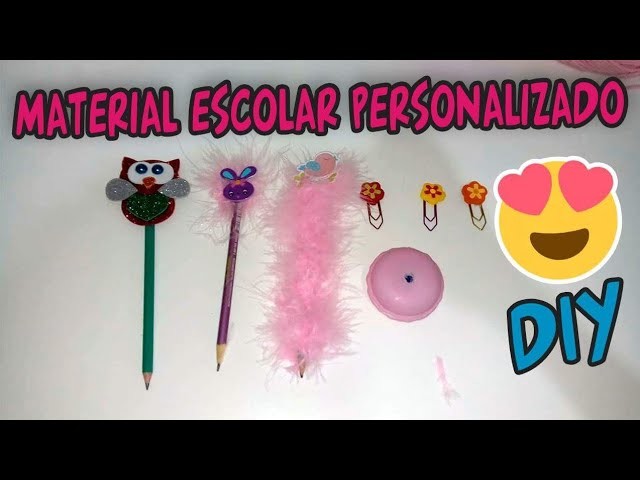 DIY: MATERIAL ESCOLAR PERSONALIZADO DE PÁSCOA