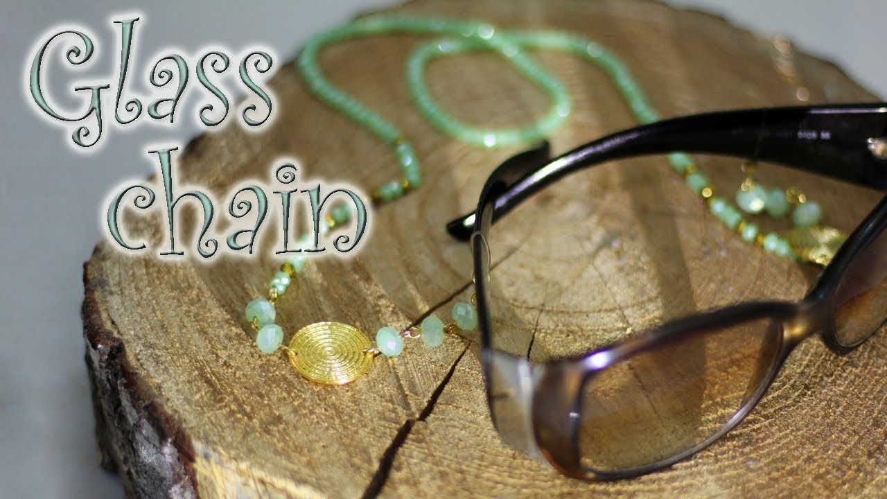 Especial de Verão: Corrente para óculos com cristais
