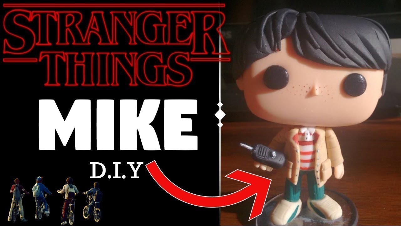 MIKE STRANGER THINGS | FUNKO POP DE BISCUIT | TUTORIAL