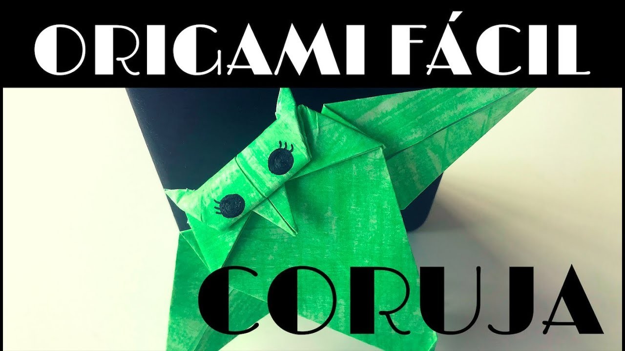 Origami fácil: coruja de papel - como fazer :: by Mari