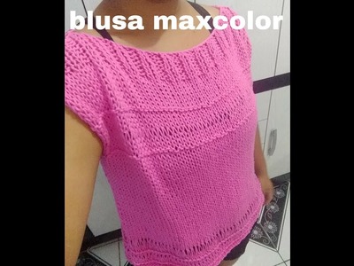 Blusa de tricô maxcolor