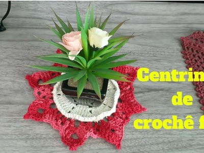 Centrinho de crochê flor