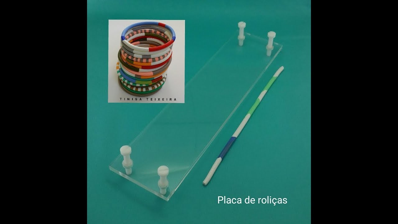 Cerâmica Plástica bijuterias - Placa de Roliças para fazer "bijuterias em cerâmica plástica"