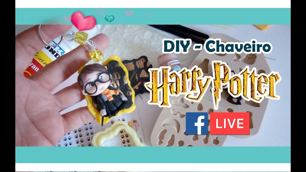 Chaveiro Harry Potter  - LIVE Facebook