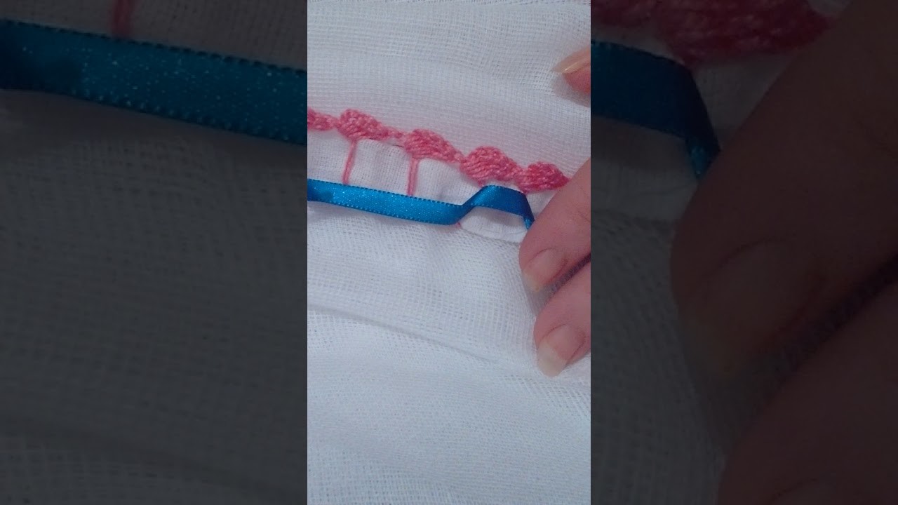 Complemento de trançado de fita em fralda.1.como se inicia o transado de fita na fralda