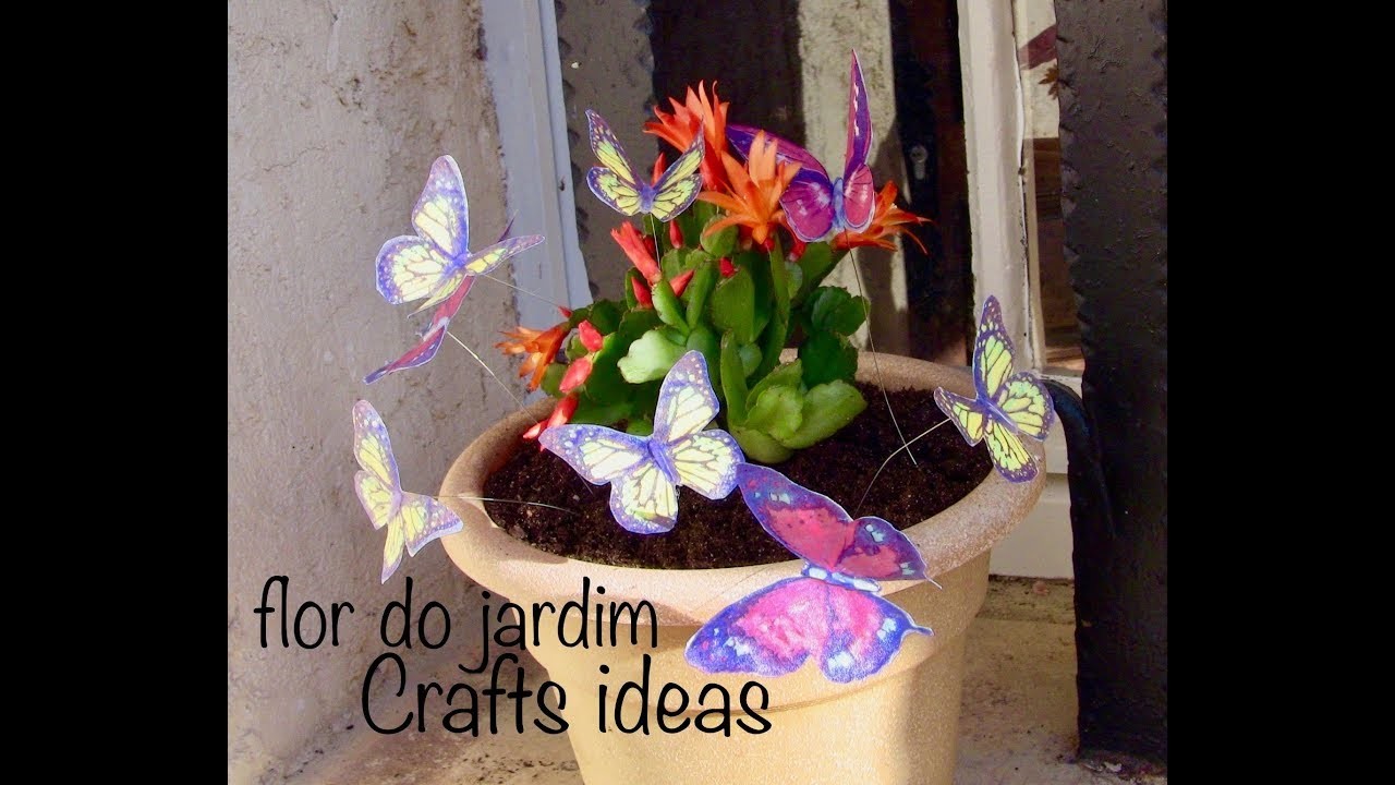 Crafts ideas - Aprenda a fazer lindas borboletas no arame.