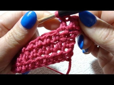 Crochet super fácil - liçao 4 pontos altos