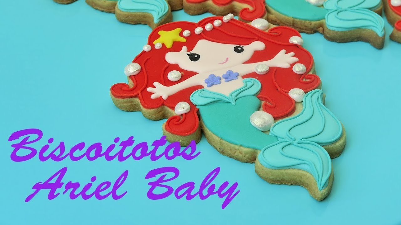 Decoração de Biscoitos Ariel Baby