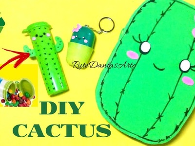 DIY CACTUS - 3 ideias com Material Reciclado