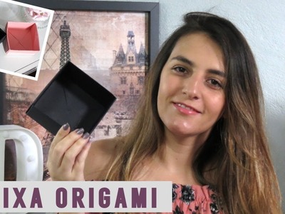 Diy - Caixa de Origami + Organizando a penteadeira por Diane Silva