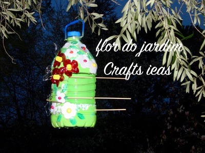 DIY - Comedouro para Passarinhos de garrafa pet - Bird feeder with bottle