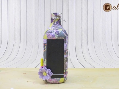 DIY - Garrafa Decorada Super Fácil