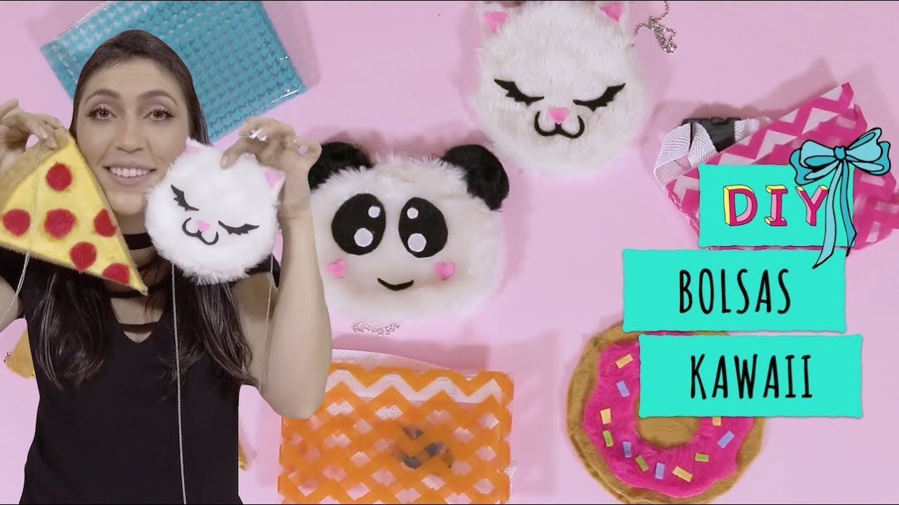 DIY KAWAII: 4 bolsas MUITO fofas | FashionTeen