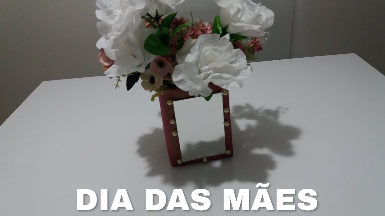 DIY : Lembrancinha para o dias das Mães feita com caixa de leite