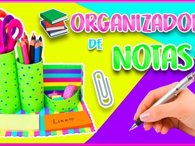 DIY ORGANIZADOR DE NOTAS CON FOAMY  - Ingenio KD