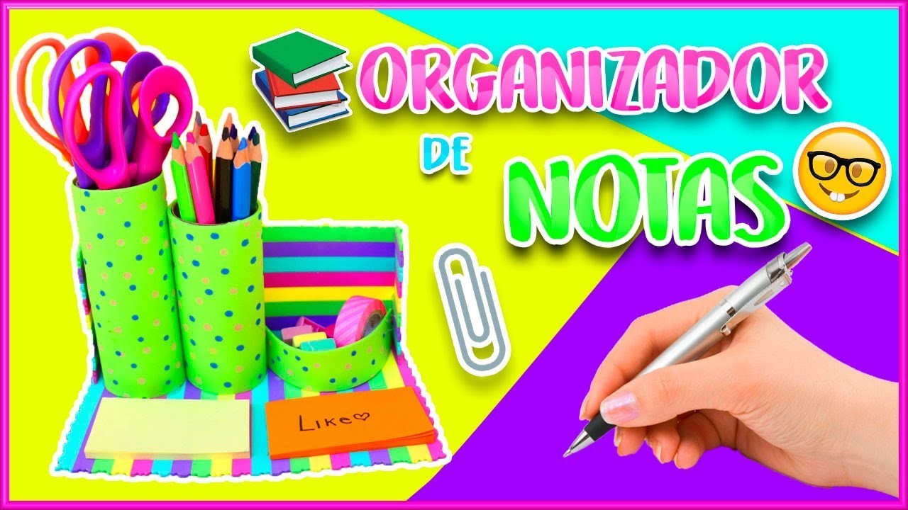 DIY ORGANIZADOR DE NOTAS CON FOAMY  - Ingenio KD