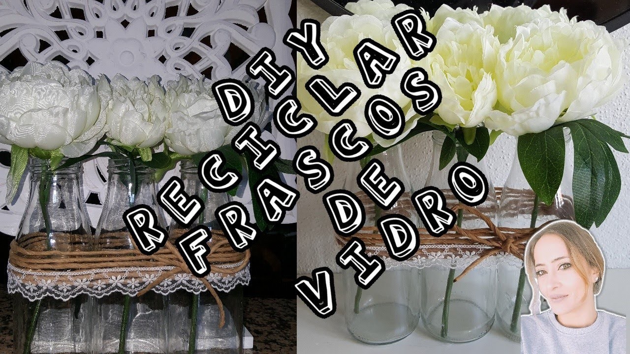 Diy Reciclagem Frascos de Vidro (faz tu mesmo as tuas decorações)