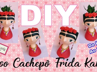 (DIY) Vaso para Plantas Com Garrafa Pet Estilo Frida Kahlo - Especial Dia das Mães #10