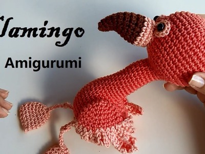 Flamingo Amigurumi - Crochetando com Cláudia Stolf