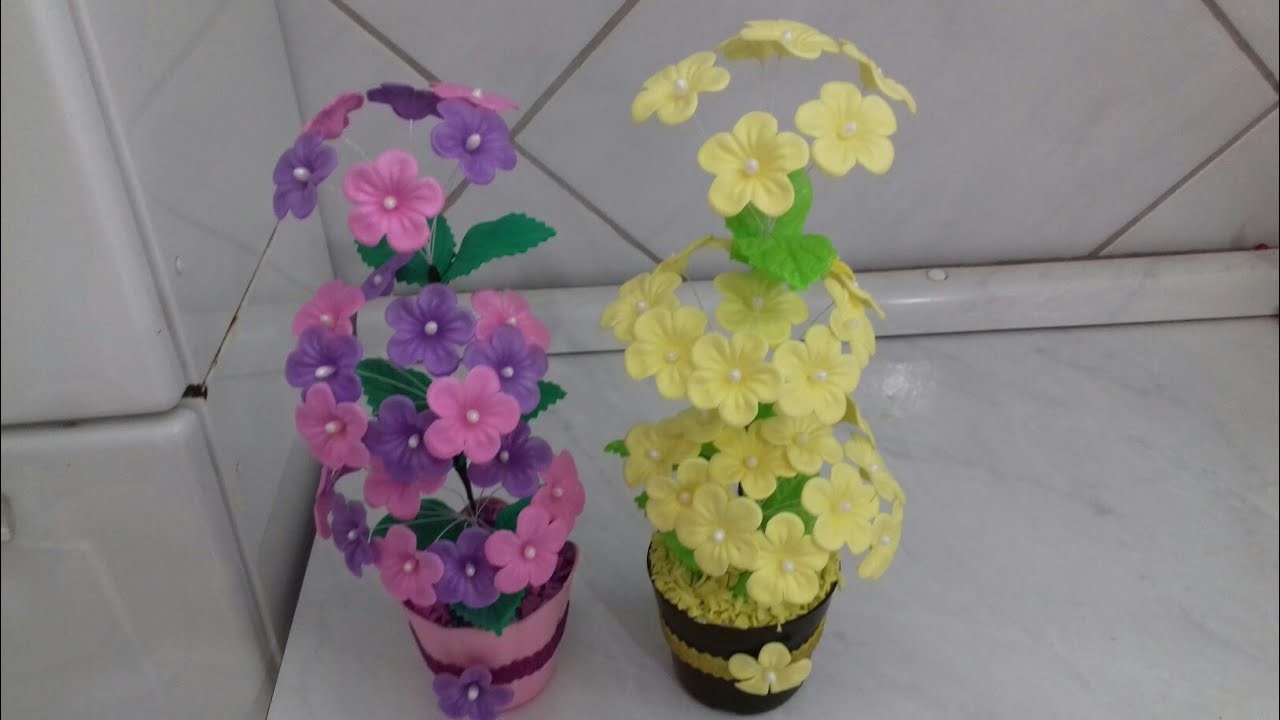 Arranjo flor pêssego fácil