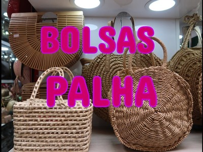 BOLSAS DE PALHA - BRÁS!