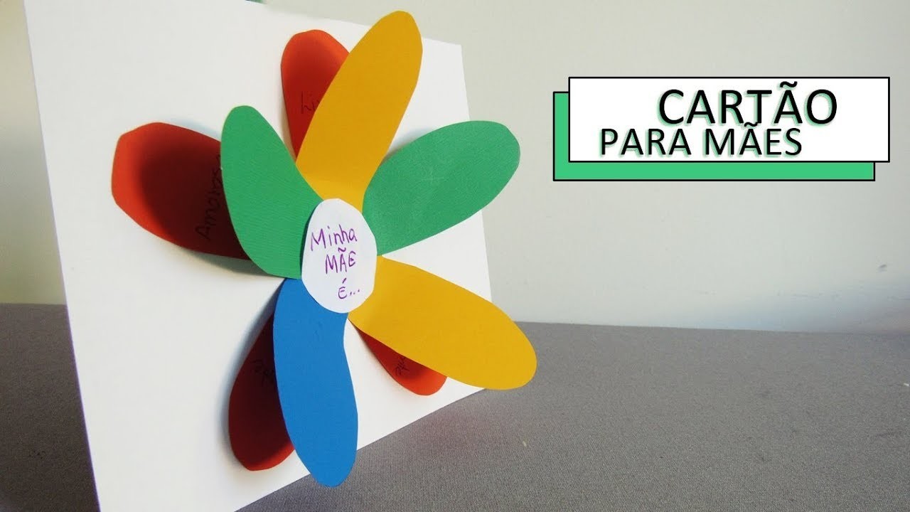 CARTÃO DIA DAS MÃES - FAÇA VOCÊ MESMO (DIY)
