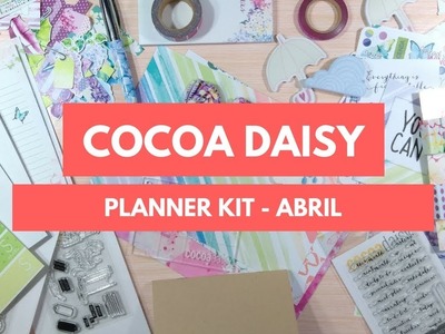 Cocoa Daisy planner kit - Abril (Português BR)