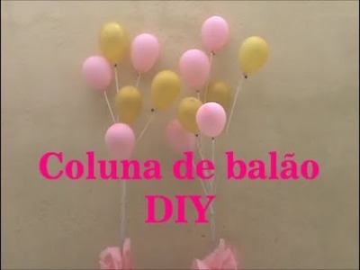 Coluna de balão flutuante DIY