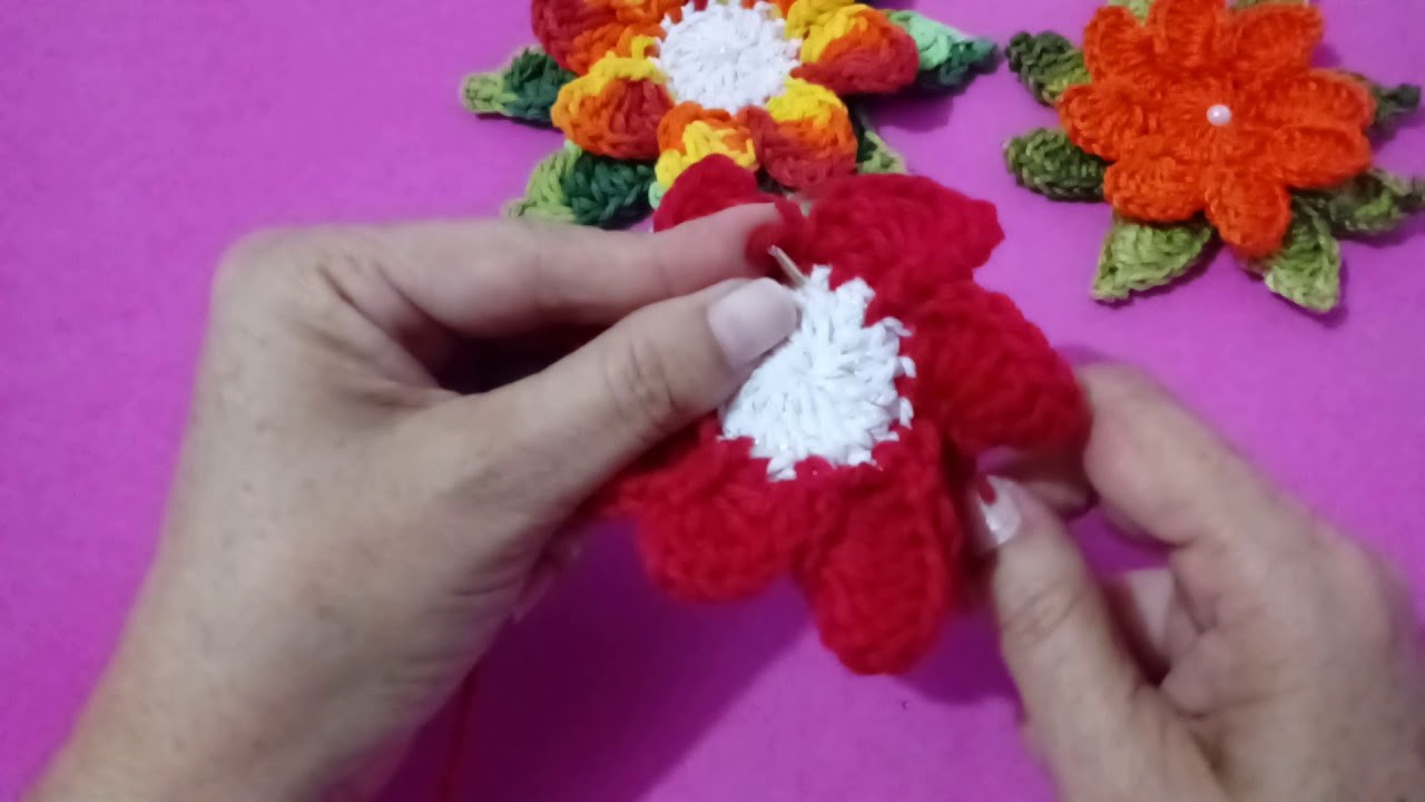 Crochê FLOR TEREZINHA