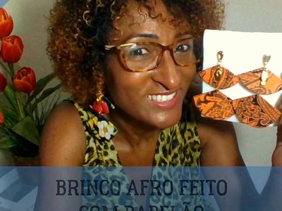 DIY- BRINCO AFRO FEITO COM MATERIAL RECICLADO