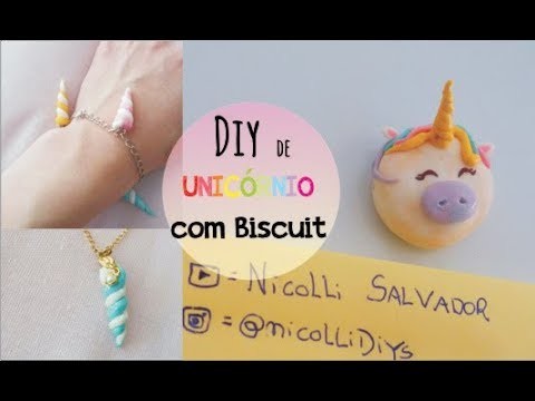 Diy de UNICÓRNIO ???? Com BISCUIT