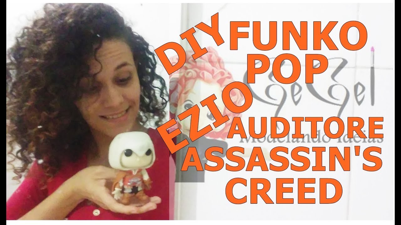 DIY- Funko Pop Ezio Auditore| Assassin's Creed #diyfunkopopbiscuit