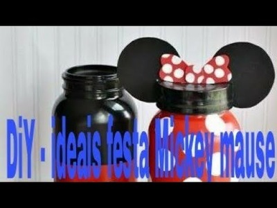 DiY - ideias lembrancinha, festa A casa do mickey mouse