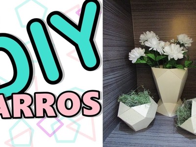 DIY: JARROS GEOMÉTRICOS