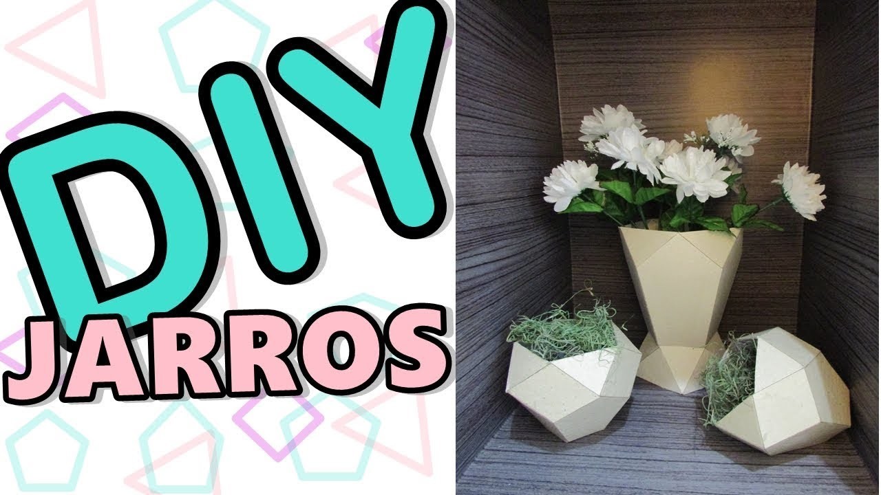 DIY: JARROS GEOMÉTRICOS