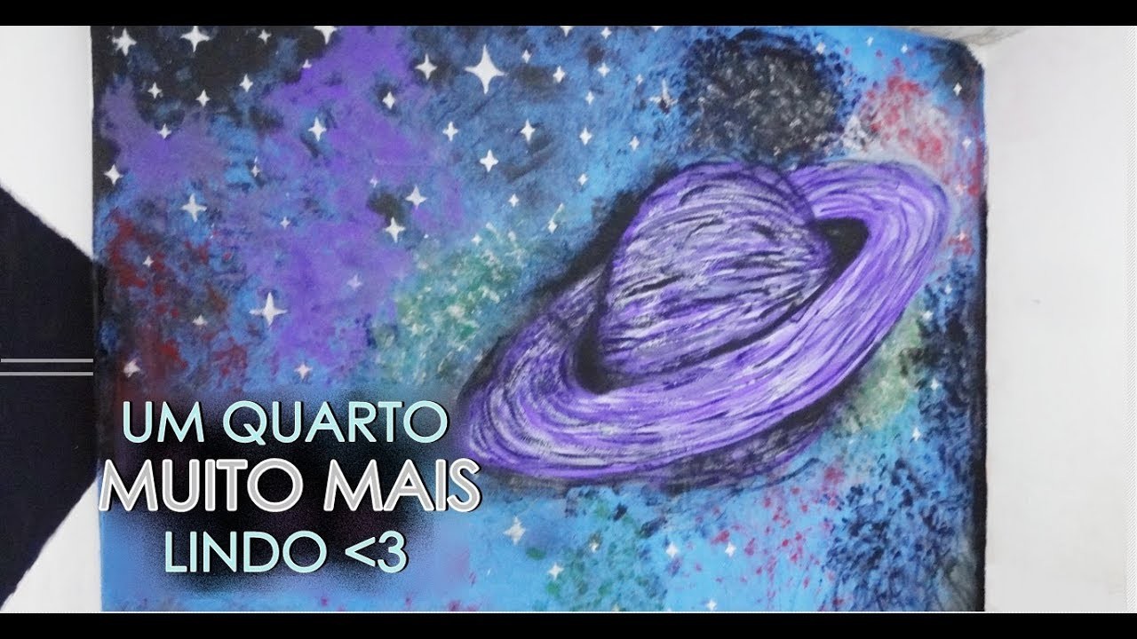 DIY: PAREDE DE GALÁXIA ♥