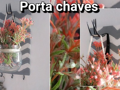 Diy - Porta Chaves + 8 Ideias de Reciclagem| Parceria Girls Art. por Gisele Bueno