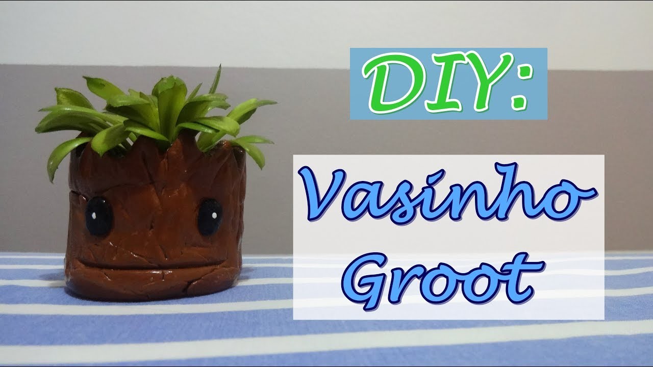 DIY: Vaso Groot de Guardiões da Galáxia