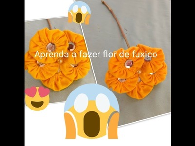 FLOR DE FUXICO FÁCIL DE FAZER #artesanato