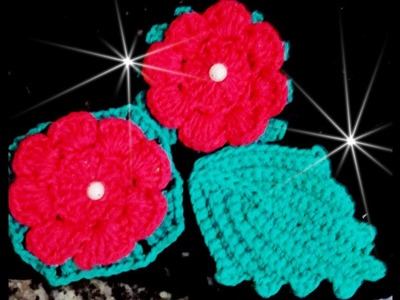FLOR EM CROCHÊ PARA INICIANTE