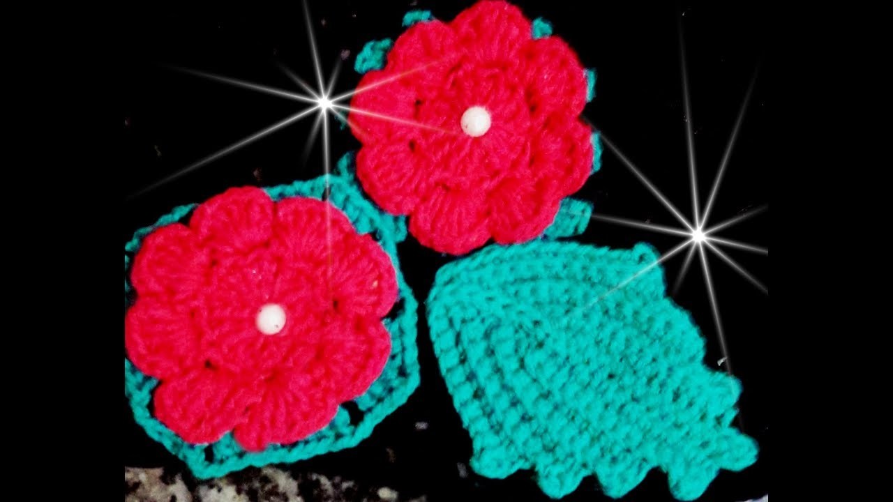 FLOR EM CROCHÊ PARA INICIANTE